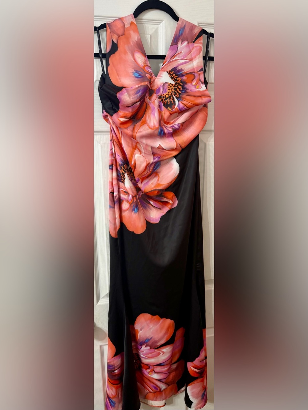Club L London Black Floral Dress — US Size 6